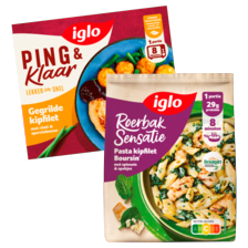 Iglo roerbak sensatie of Ping & klaar
